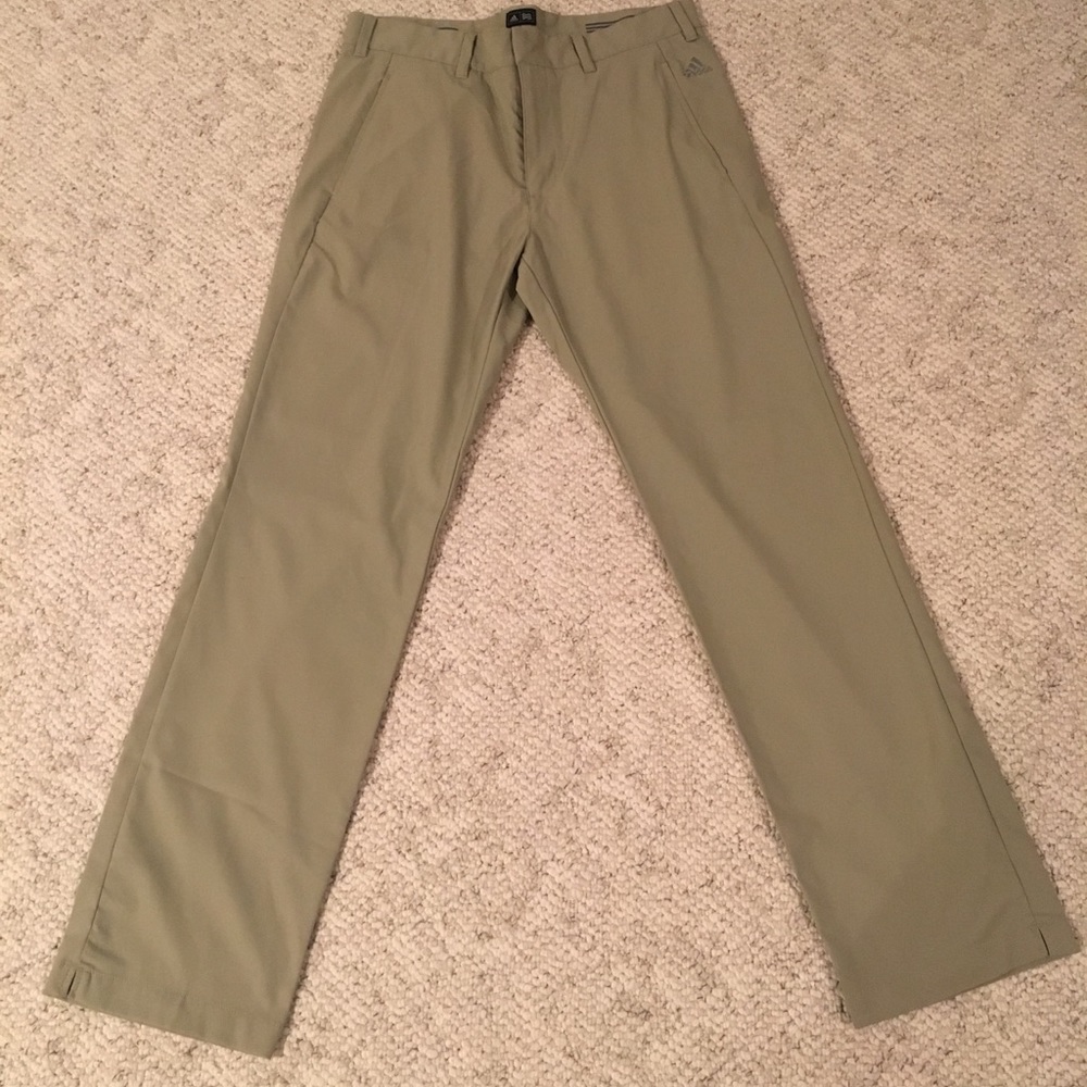 Men’s Beige Adidas Golf Pants
